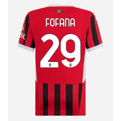 Fotbalové Dres AC Milan Youssouf Fofana #29 Dámské Domácí 2024-25 Krátký Rukáv